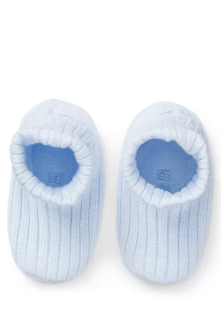 Mules en maille de coton à monogramme Double B pour bébé