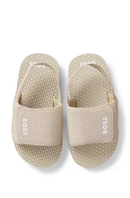 Sandalias para niños con logo estampado