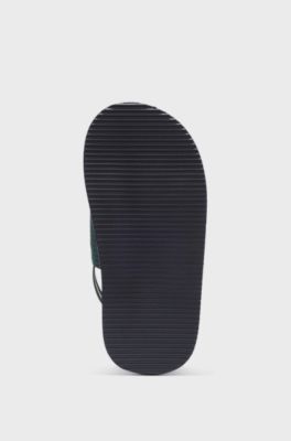 Kids' sandals with logo print, Green