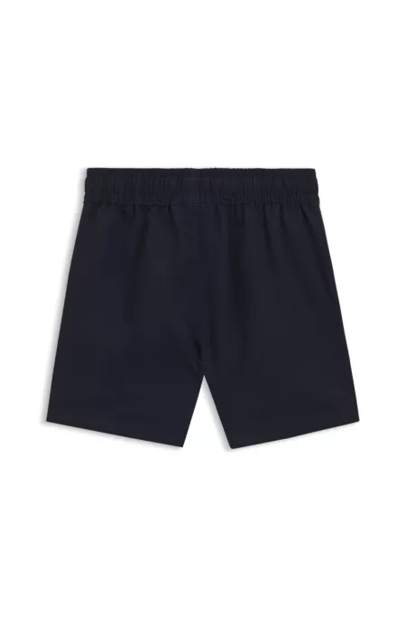 Short de bain enfant avec détails à rayures emblématiques