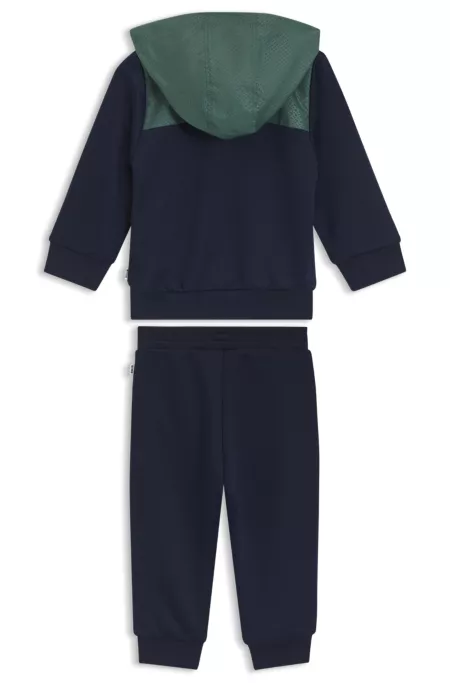 Ensemble de survêtement enfant avec empiècements à monogramme Double B