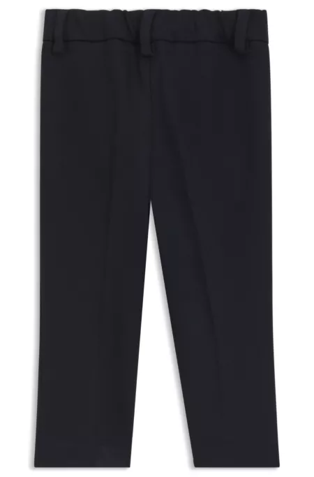 Pantalon de costume enfant en piqué stretch