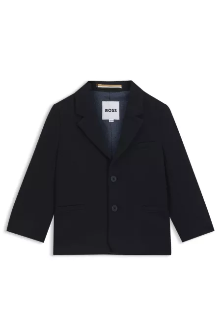 Veste de costume enfant en piqué stretch
