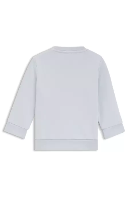 Kinder Sweatshirt aus Terry mit Baumwoll-Mix und Logo