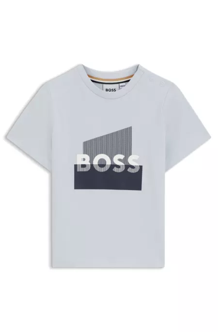 Camiseta para niños en algodón con gráfico de logo