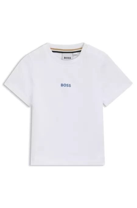 Camiseta para niños en algodón con logo de diseño en la espalda