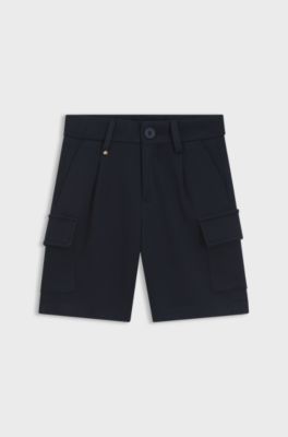 Kids' shorts with cargo pockets, Dark Blue