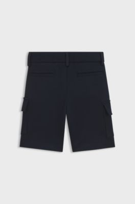 Kids' shorts with cargo pockets, Dark Blue