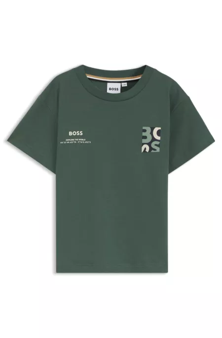Kids Loose-Fit T-Shirt aus Baumwolle mit Logo-Artwork