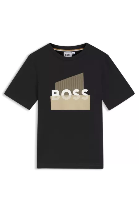 Camiseta para niños en algodón con gráfico de logo