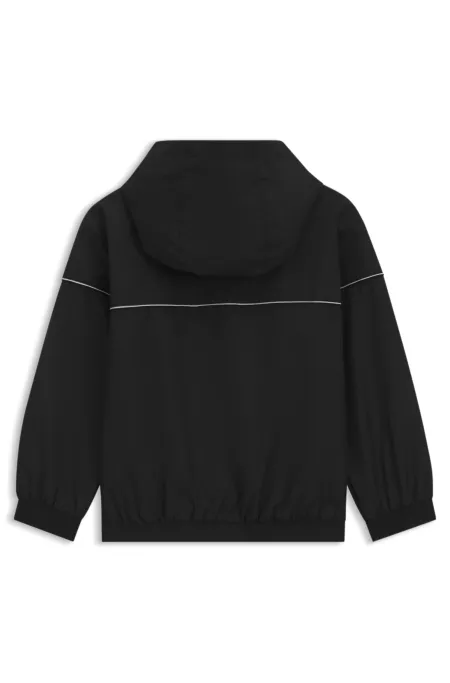 Kids Windbreaker mit Kapuze und Double-B-Monogramm