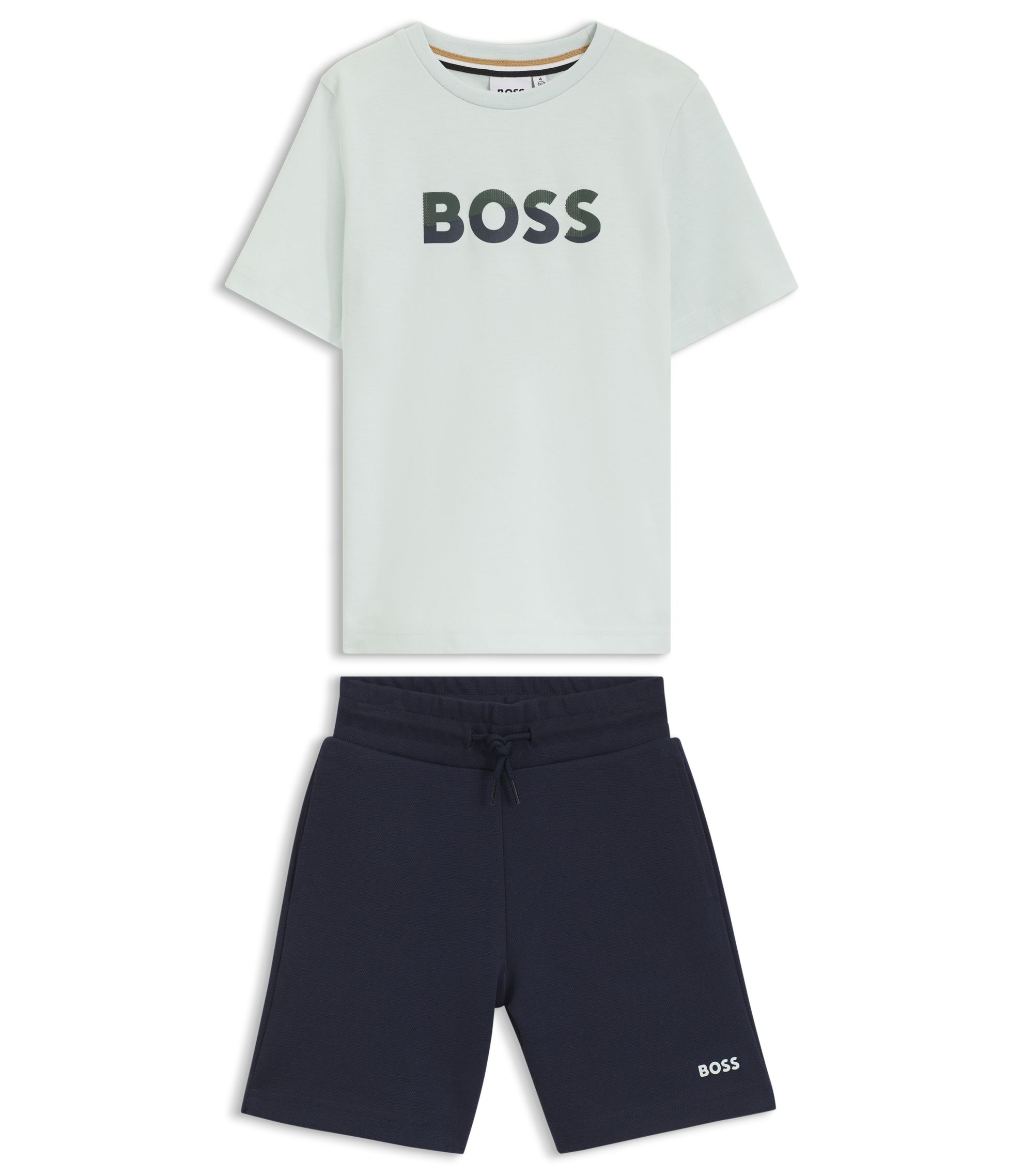 BOSS - キッズ Tシャツ＆ショートパンツセット ロゴディテール