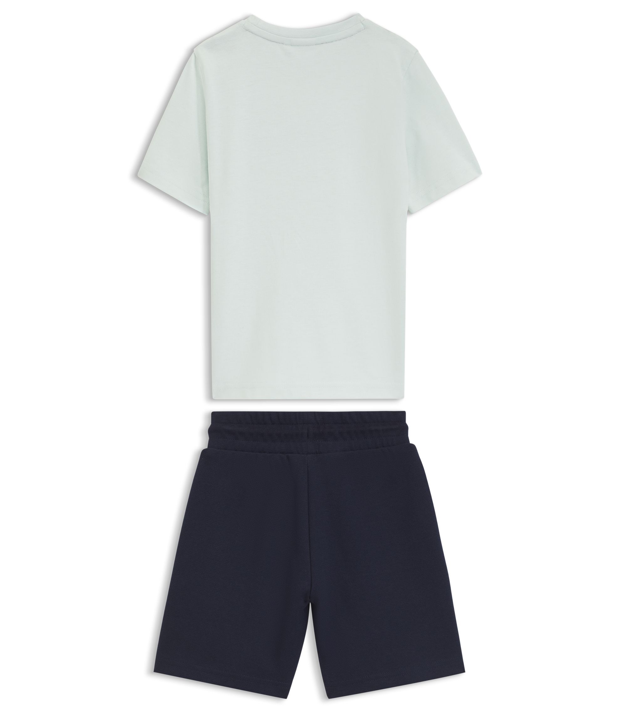 BOSS キッズ　夏　150 Tシャツ・ショートパンツセット BOSS - キッズ Tシャツ＆ショートパンツセット ロゴディテール