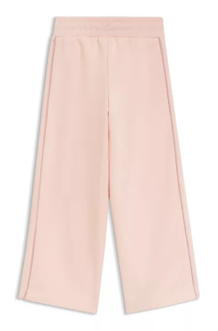 Pantalones de chándal para niños con placa con logo