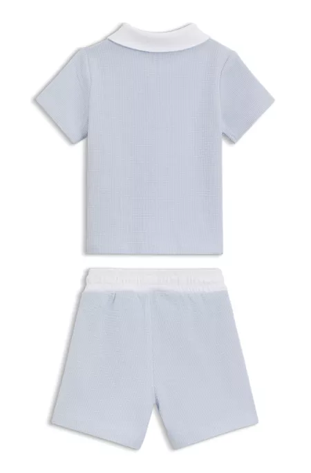 Ensemble polo et Shorts pour bébé, présenté dans une boîte cadeau