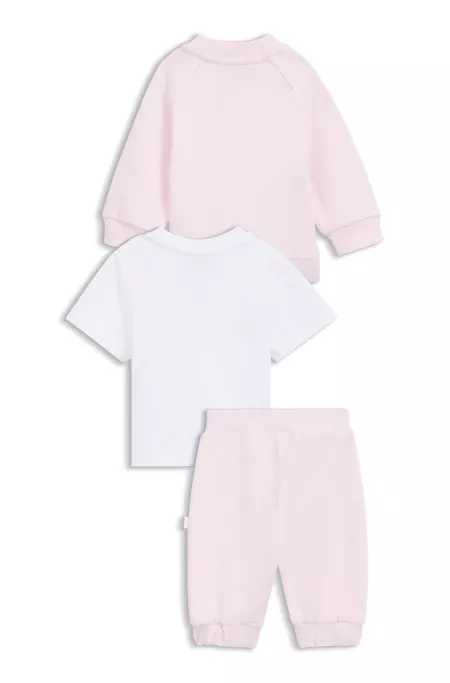 Geschenk-Set aus Trainingsanzug und T-Shirt für Babys