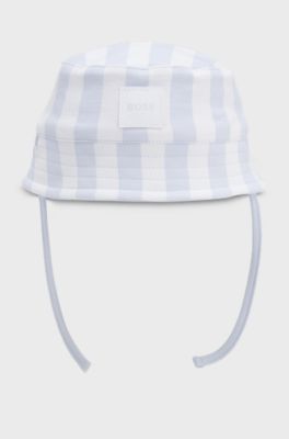Baby Wendehut aus Baumwolle, Hellblau