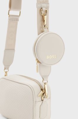 Sac &agrave; main enfant &agrave; monogramme avec porte-monnaie d&eacute;tachable, Naturel