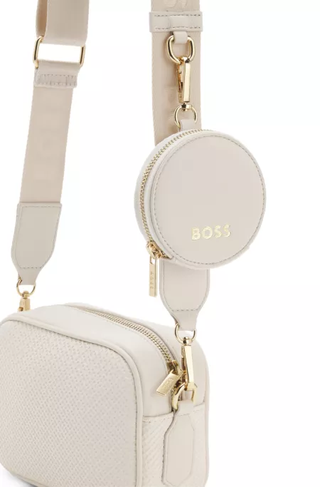 Bolso de mano para niñas con monograma y monedero desmontable