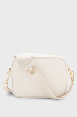 Kids' monogram handbag with detachable coin purse, Natural