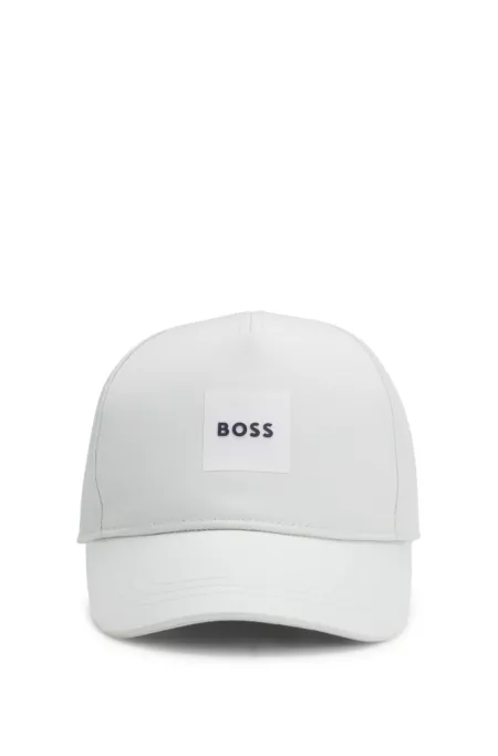 Gorra para niños en sarga con logo estampado