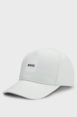 Kids' cap in twill with logo print, Light Green