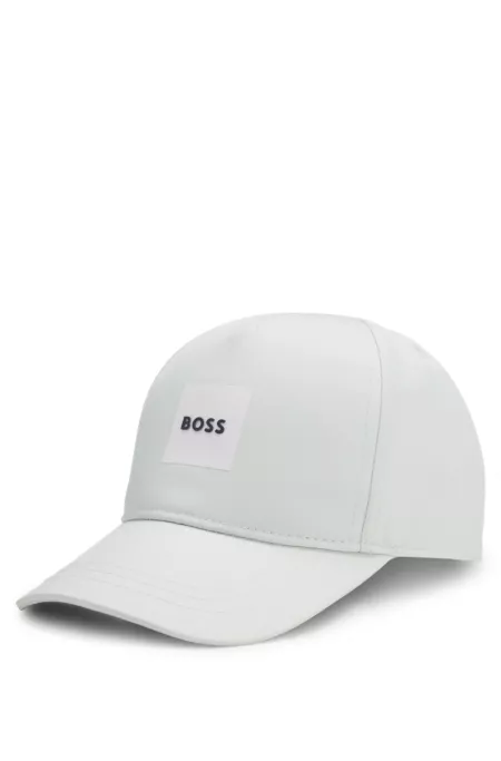 Gorra para niños en sarga con logo estampado