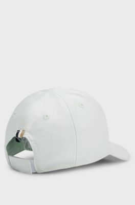 Kids Cap aus Twill mit Logo-Print, Hellgr&uuml;n