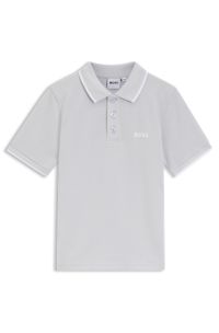Kids' polo shirt in cotton piqu&eacute;, Light Blue