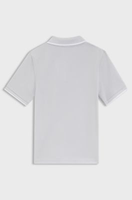 Kids' polo shirt in cotton piqu&eacute;, Light Blue