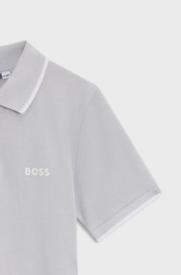 Kids' polo shirt in cotton piqu&eacute;, Light Blue