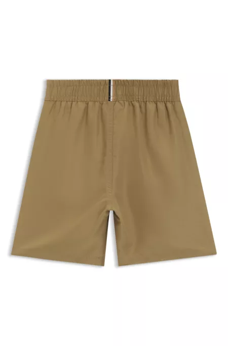 Short de bain enfant à logo imprimé