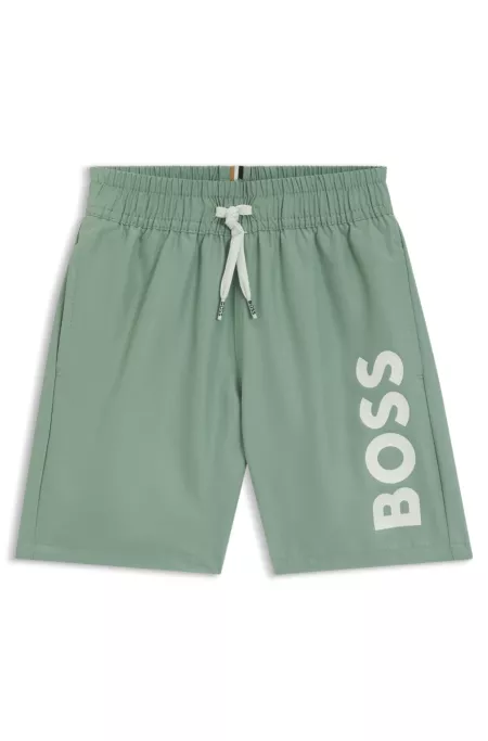 Short de bain enfant à logo imprimé
