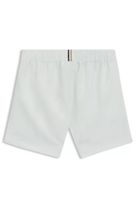 Short de bain enfant avec logo vertical