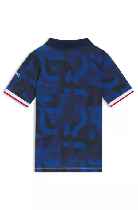 Camiseta de fútbol para niños en punto elástico