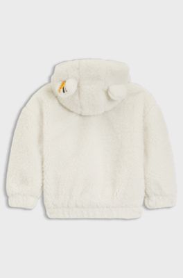Felpa BOSS x Steiff Bambini in tessuto peluche, Bianco