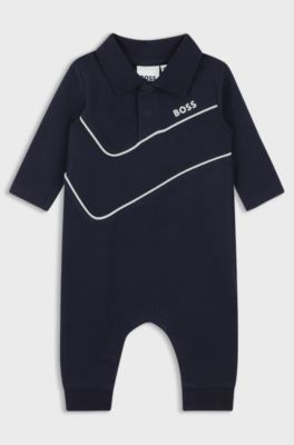 Babies' sleepsuit in gift box, Dark Blue
