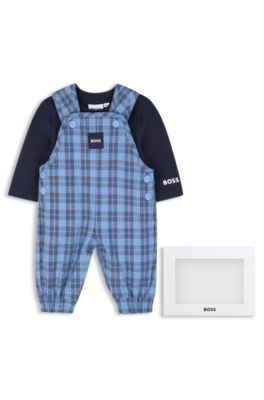Gift-boxed two-piece set for babies, Blue