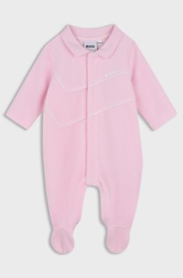 Geschenk-Set mit Pyjama f&uuml;r Babys, Hellrosa