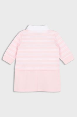 Baby dress in cotton, Light Pink