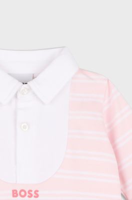 Baby dress in cotton, Light Pink
