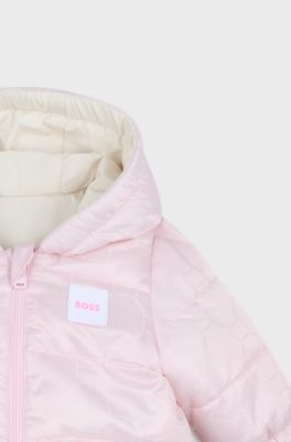 Baby reversible jacket , Light Pink