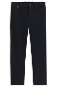 Kinderpantalon met ruime pasvorm, Donkerblauw