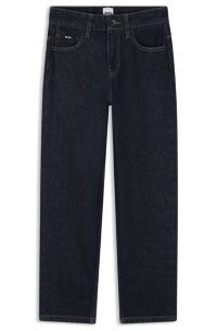 Jean ample pour enfant, Bleu fonc&eacute;