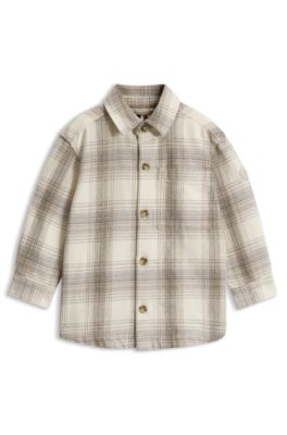 Camisa para ni&ntilde;os de algod&oacute;n, Natural