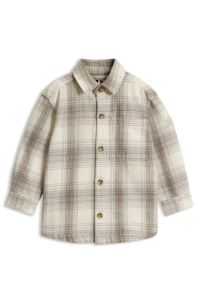 Kids' cotton shirt, Natural