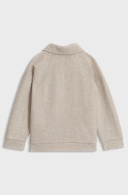 Kids' flannel jacket, Light Beige