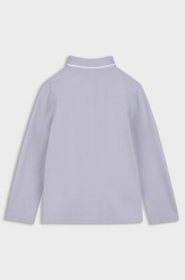 Kids' cotton polo shirt, Blue