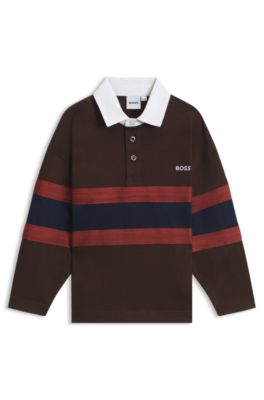 Kids' oversized polo , Dark Brown