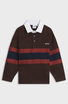 Kids' oversized polo , Dark Brown